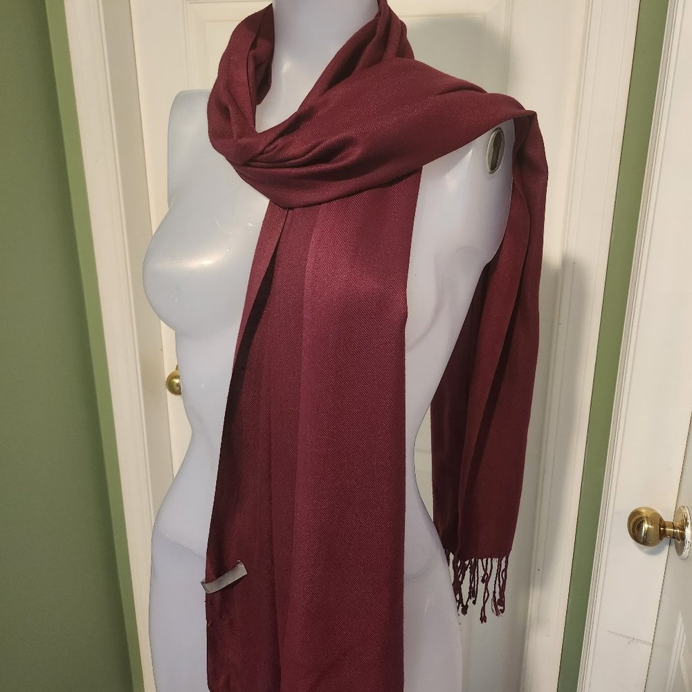 Burgundy Pashmina